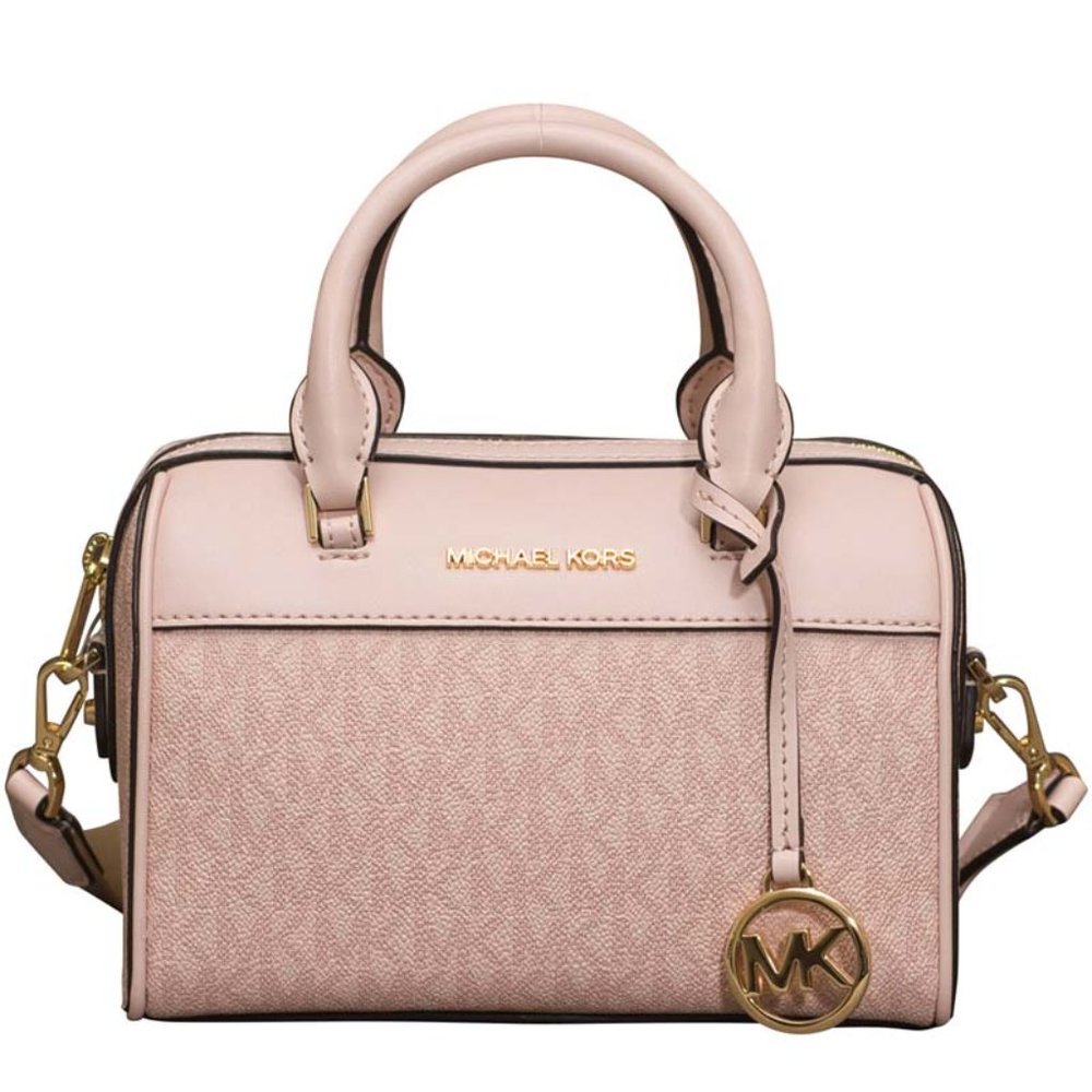 Michael Kors XS Travel Duffle Xbody Bag in Dark Powder Blush